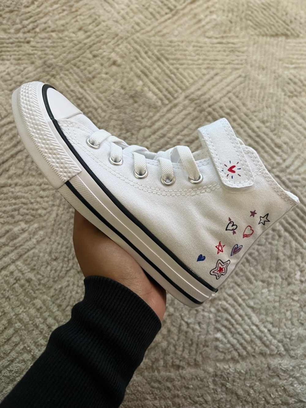 Little Girl’s Converse CTAS 1V Hi Top Sneakers